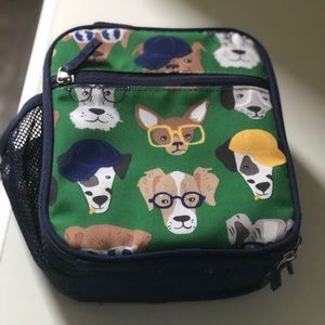 PotterBarn Kids male dog&glasses pattern lunchbox